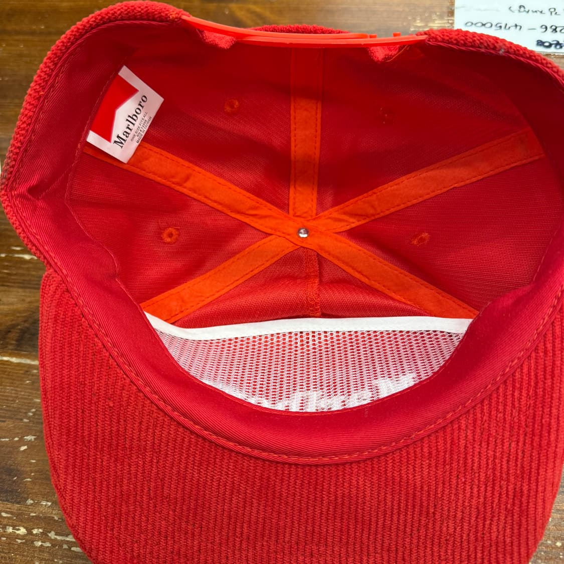 말보로 코듀로이 레드 캡 상품이미지3