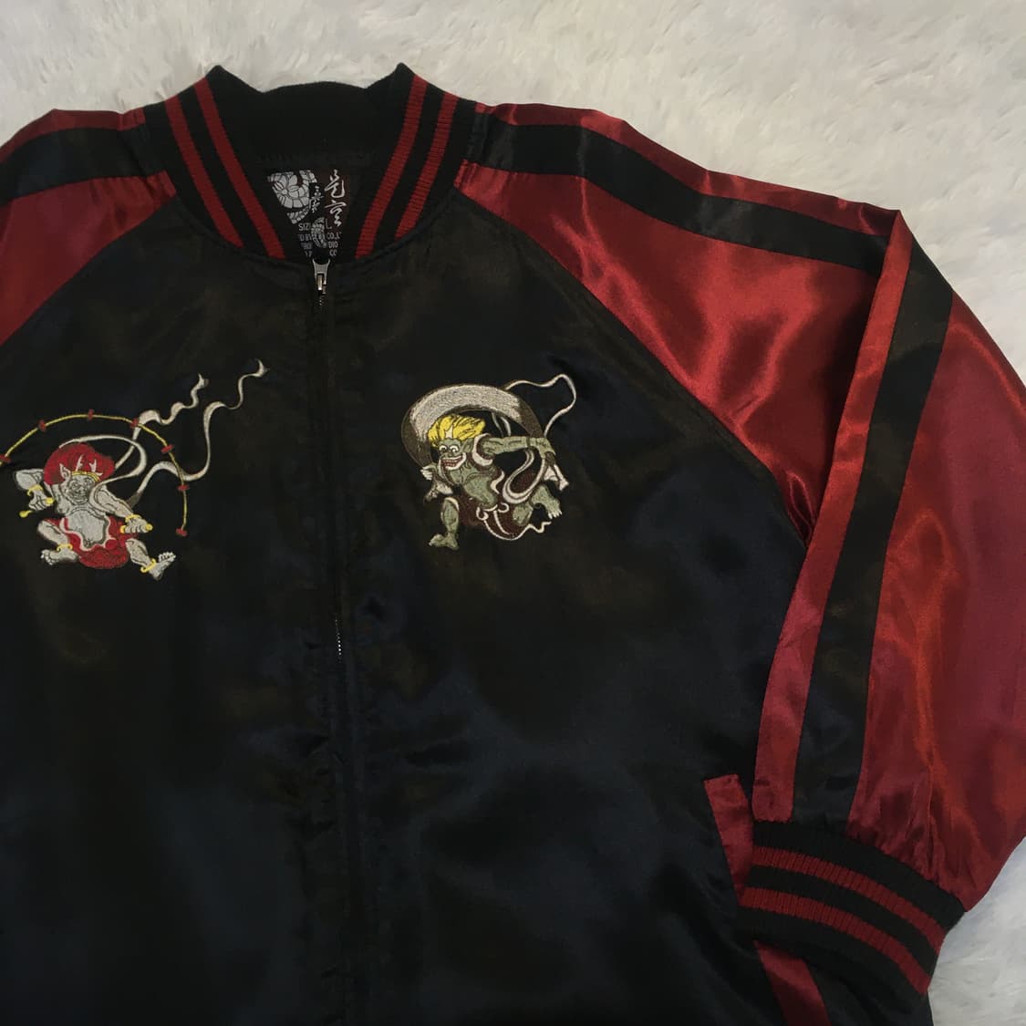 빈티지 풍신뇌신 스카쟌 764 y2k 스트릿 갸루 펑키 일본빈티지 상품이미지7