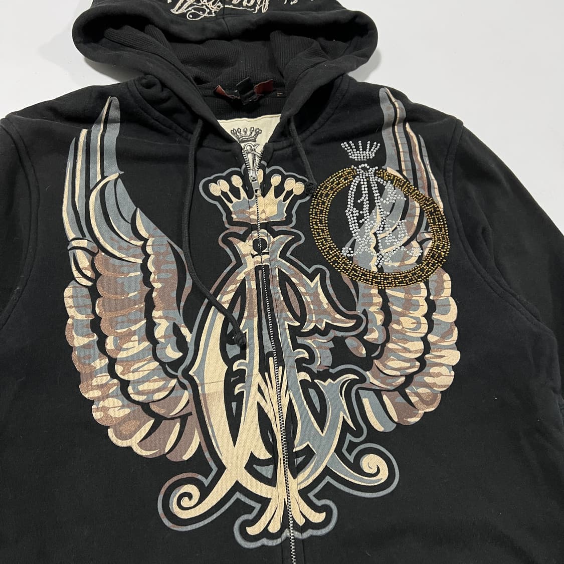 CHRISTIAN AUDIGIER 크리스찬 오디져 프린팅 후드집업(L) 상품이미지3