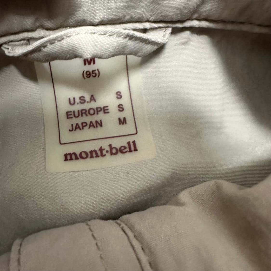 montbell 몽벨 여성 바람막이 자켓 M 상품이미지4