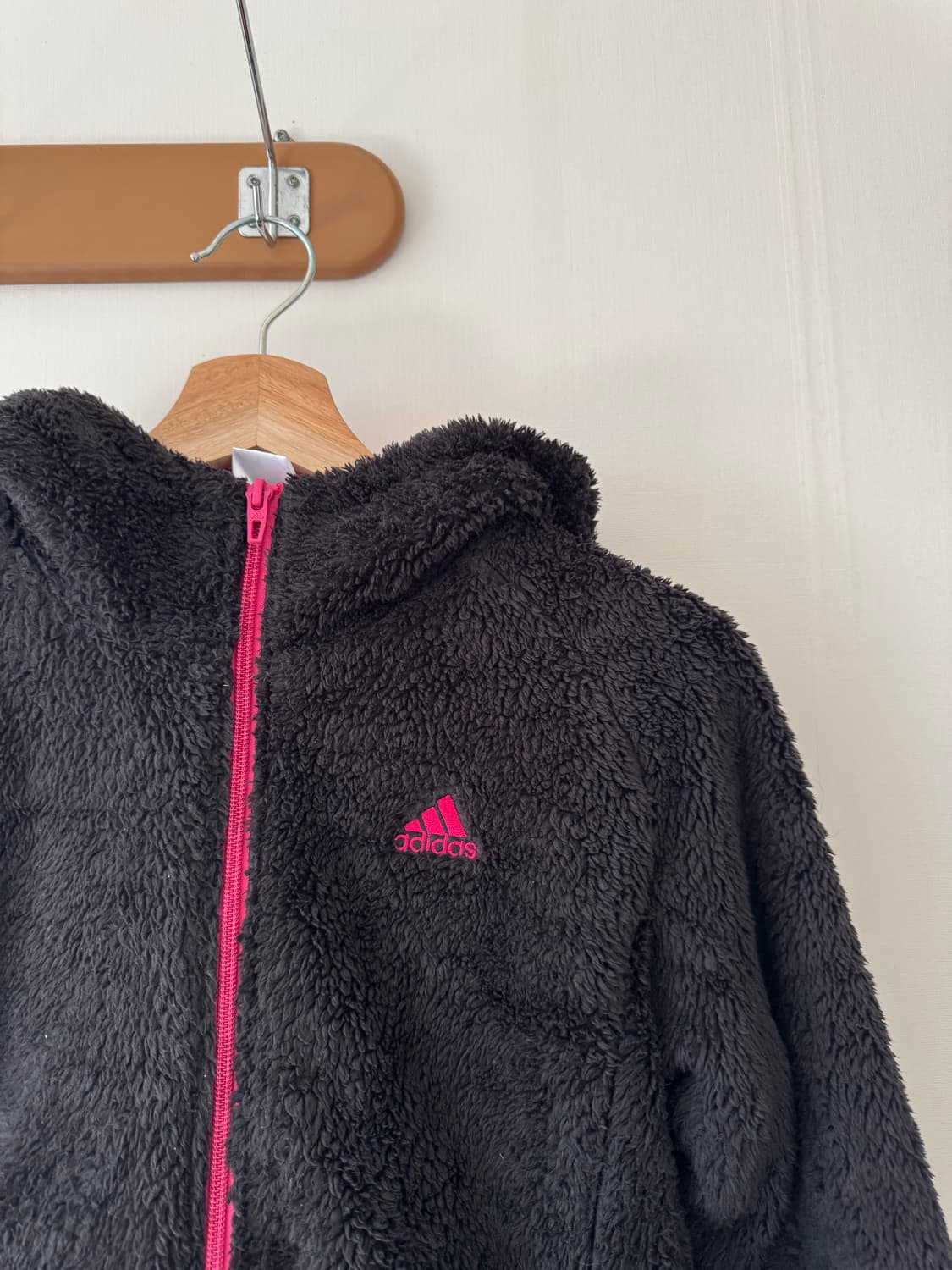 아디다스 핑크 호피 후리스 상품이미지6