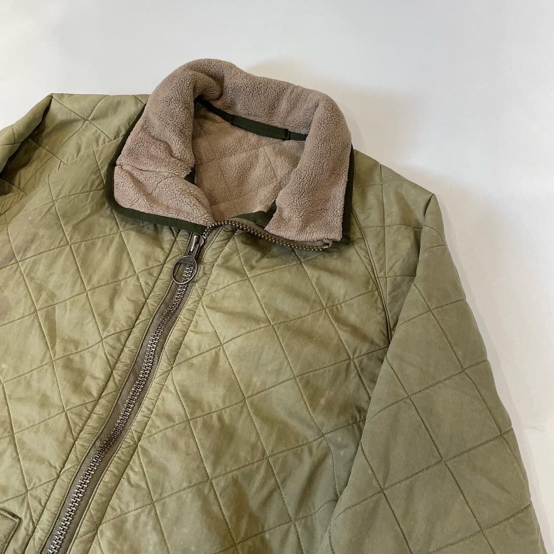 바버 퀼팅 후리스 자켓 상품이미지3