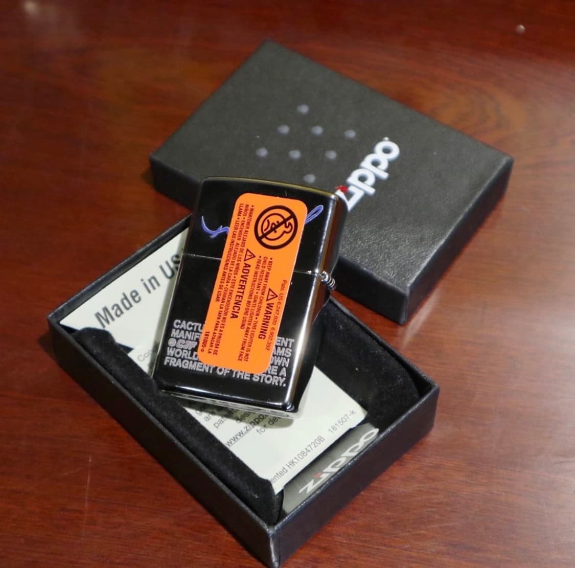 FRAGMENT X CACTUS JACK ZIPPO 상품이미지3