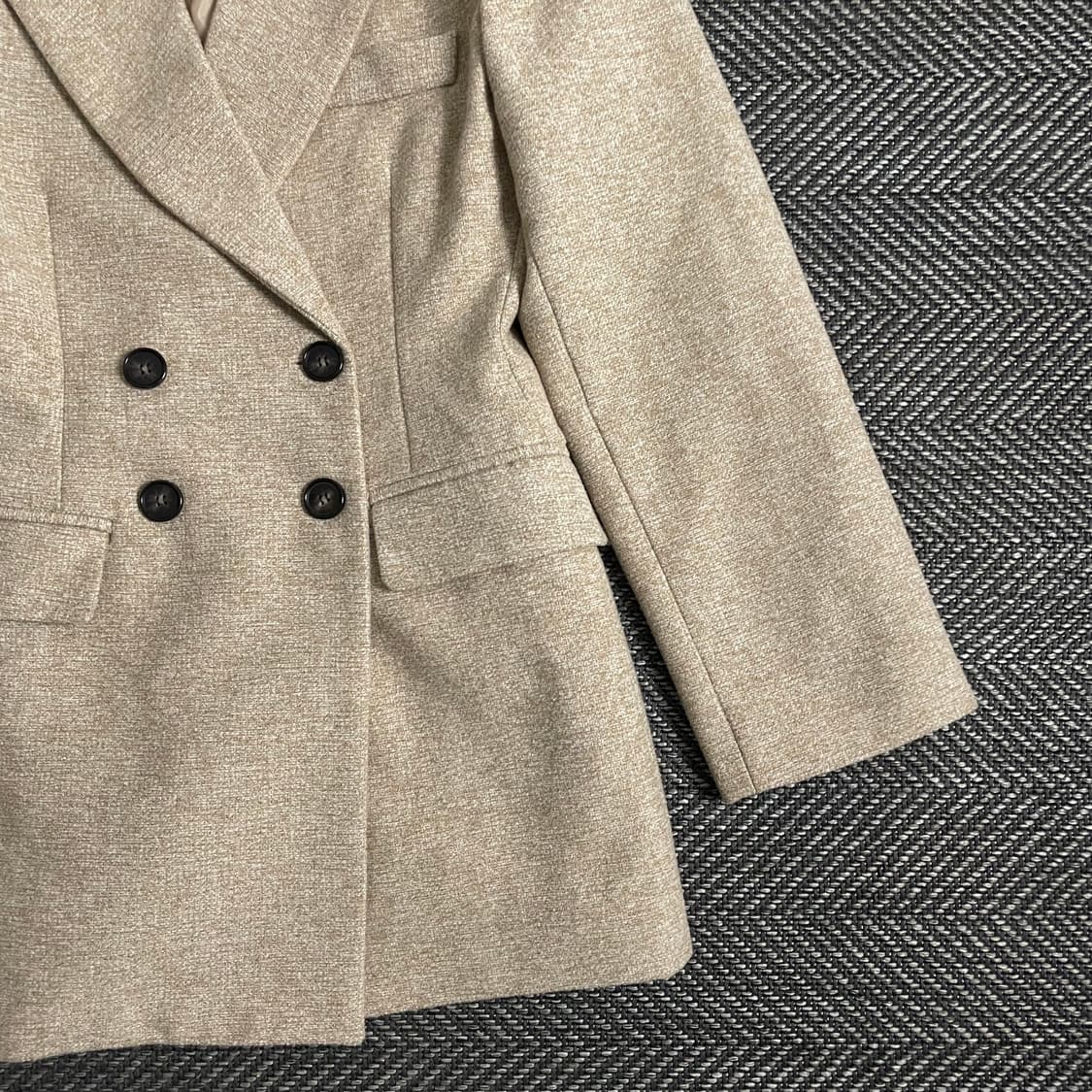 빈티지 우먼스 울 더블 하프 코트o 2966 상품이미지2
