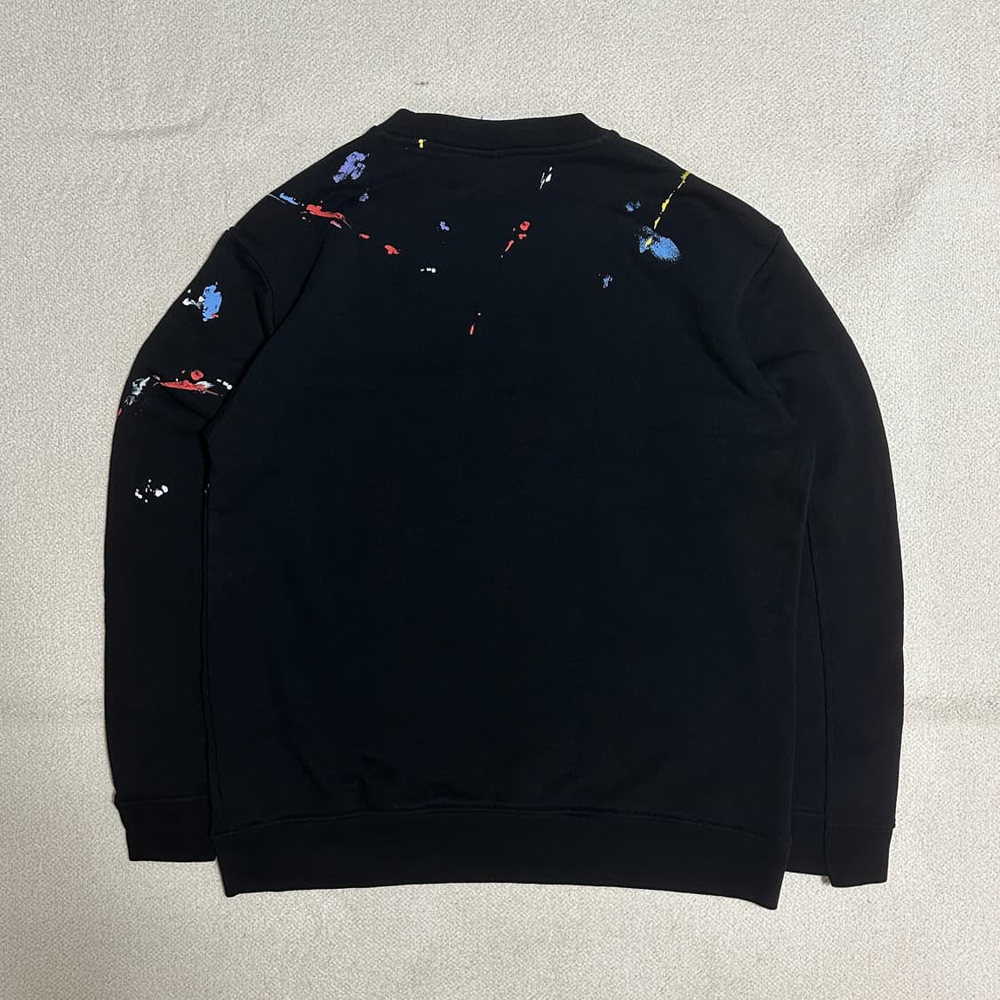 자라 컬러 디스토션 페인트 스플래터 스웻셔츠 상품이미지3