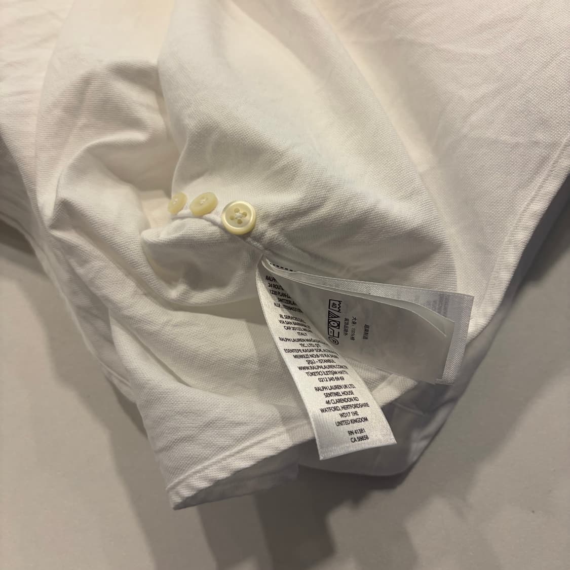 [L] 폴로 랄프로렌 x 무신사 리미티드 에디션 화이트 셔츠 D550 상품이미지10