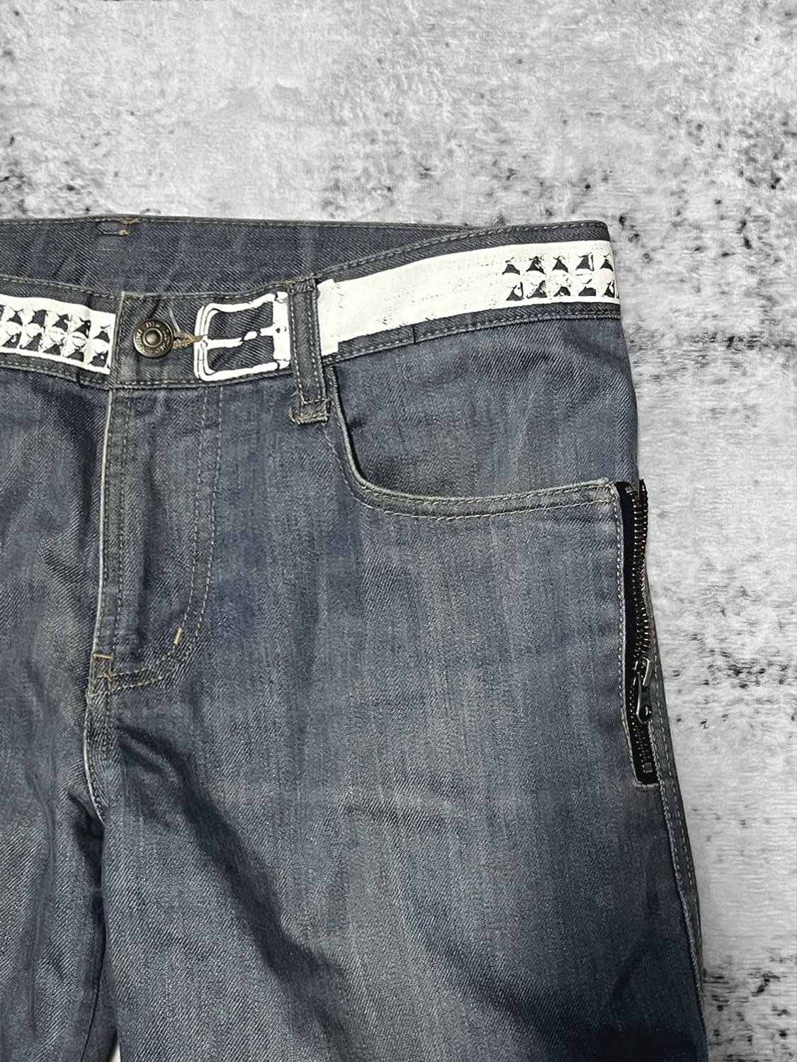 (ppfm) punk curved ash denim  상품이미지7