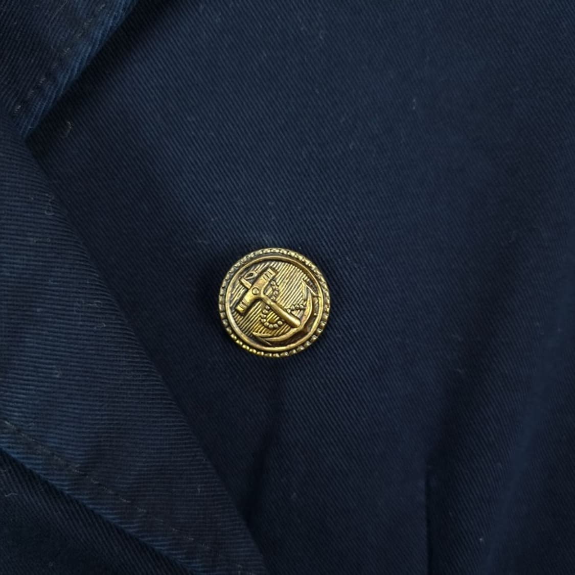 [데님앤서플라이] 금장 네이비 더블 브레스트 자켓 네이비 P01519 상품이미지6