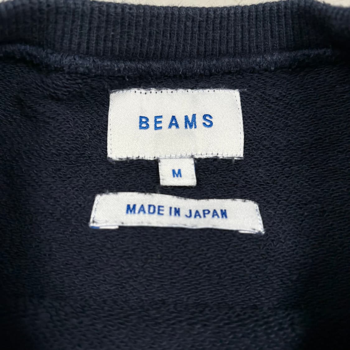 빔즈 네이비컬러 맨투맨 상품이미지3