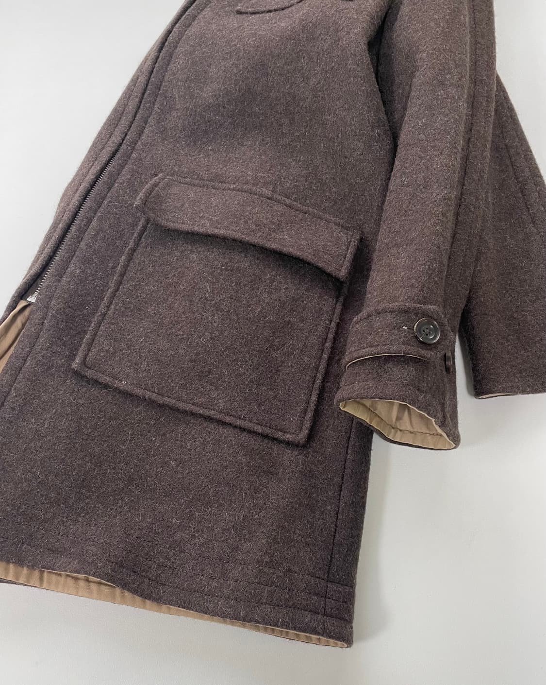 [S] 폴로 랄프로렌 여성 울 리버시블 후드 코트 상품이미지6