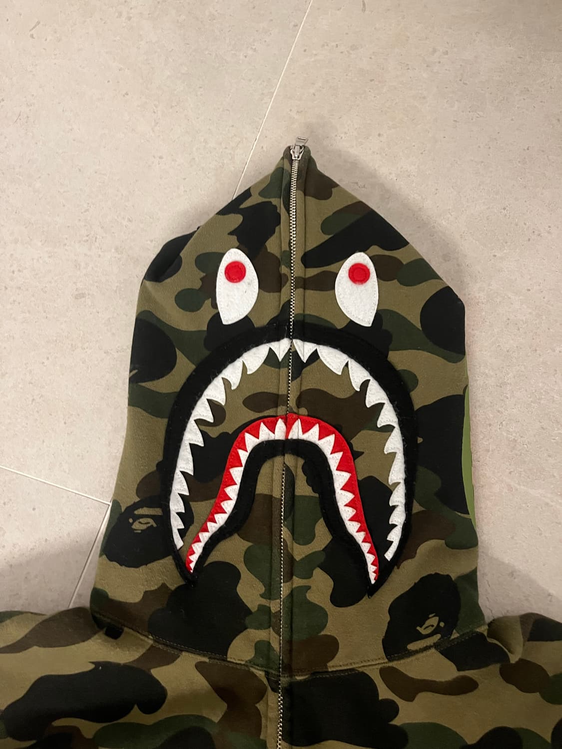 베이프 후드집업 L 상품이미지2