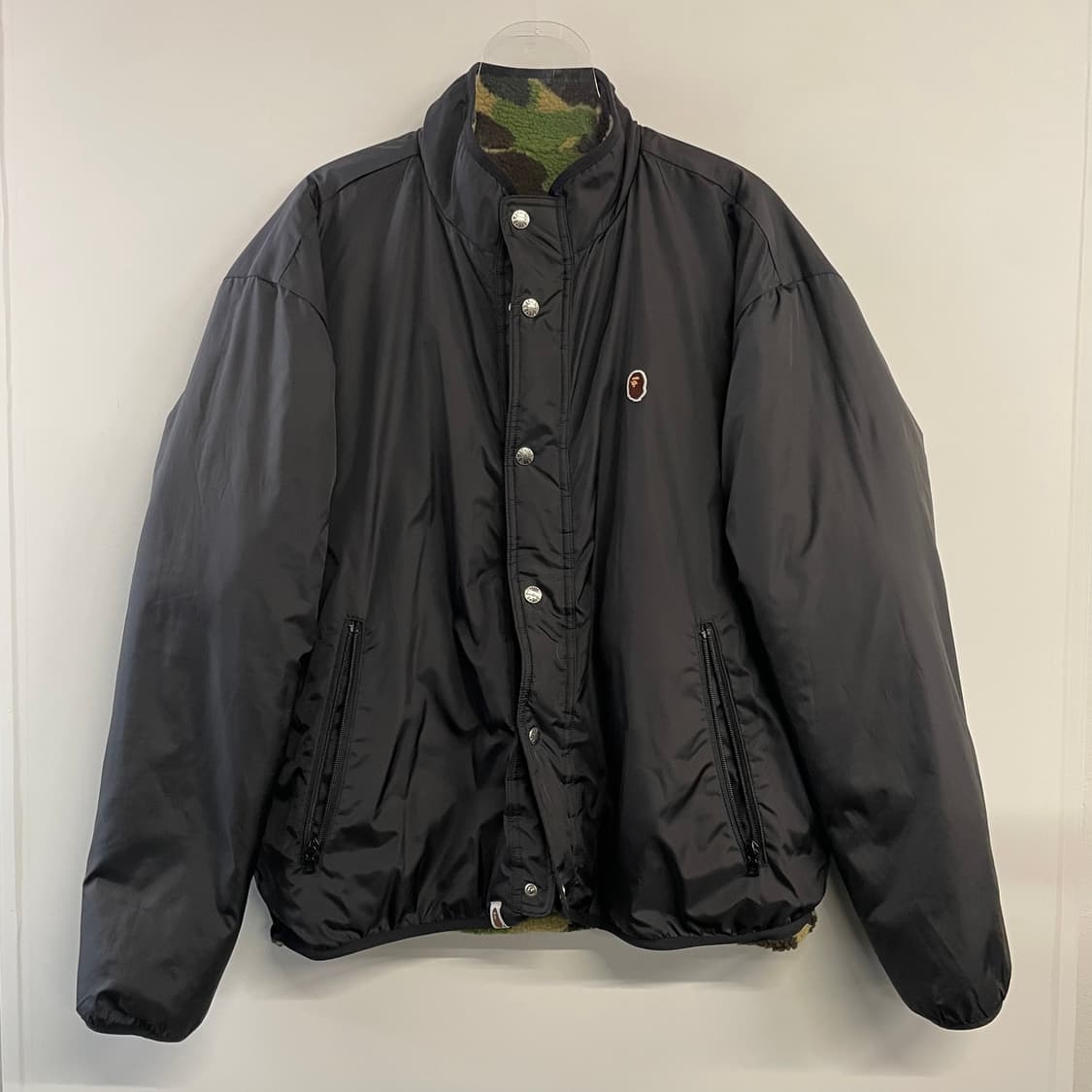 베이프 리버시블 카모 플라쥬 플리스 자켓 상품이미지7