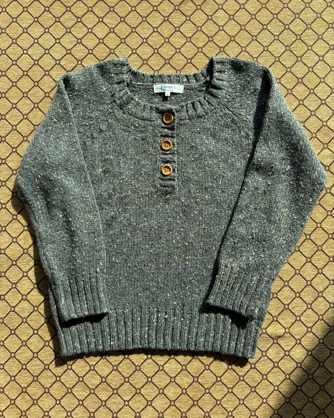 모리 버튼 니트 상품이미지1