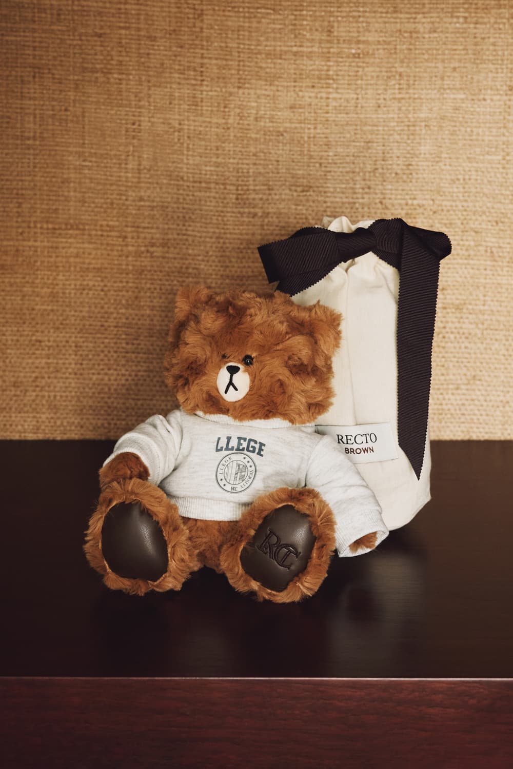 렉토 x 브라운 클래식 플러쉬 인형 빈티지 브라운 상품이미지1
