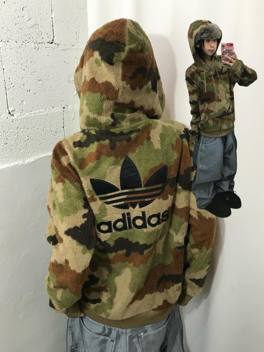 Adidas Camouflage Fleece Hooded JK 상품이미지1