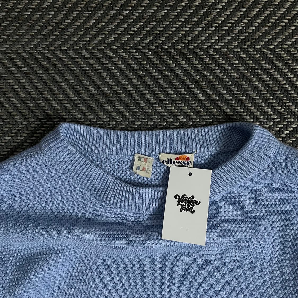 00s 엘레쎄 올드스쿨 미니멀 와플 니트o 3391 상품이미지5