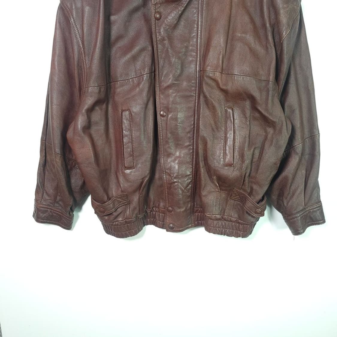 KHAZAR KHAZ 빈티지 양가죽 자켓 XL 상품이미지4