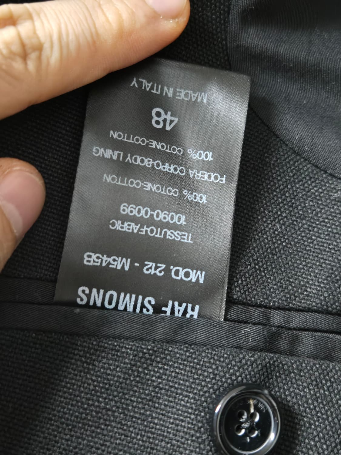 라프시몬스 코튼 자켓 48 상품이미지3