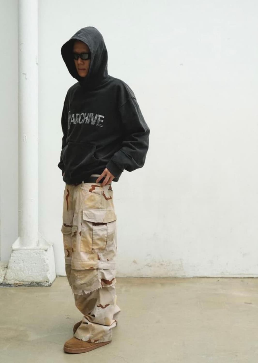 파아카이브 워시드 후디 1사이즈 상품이미지4