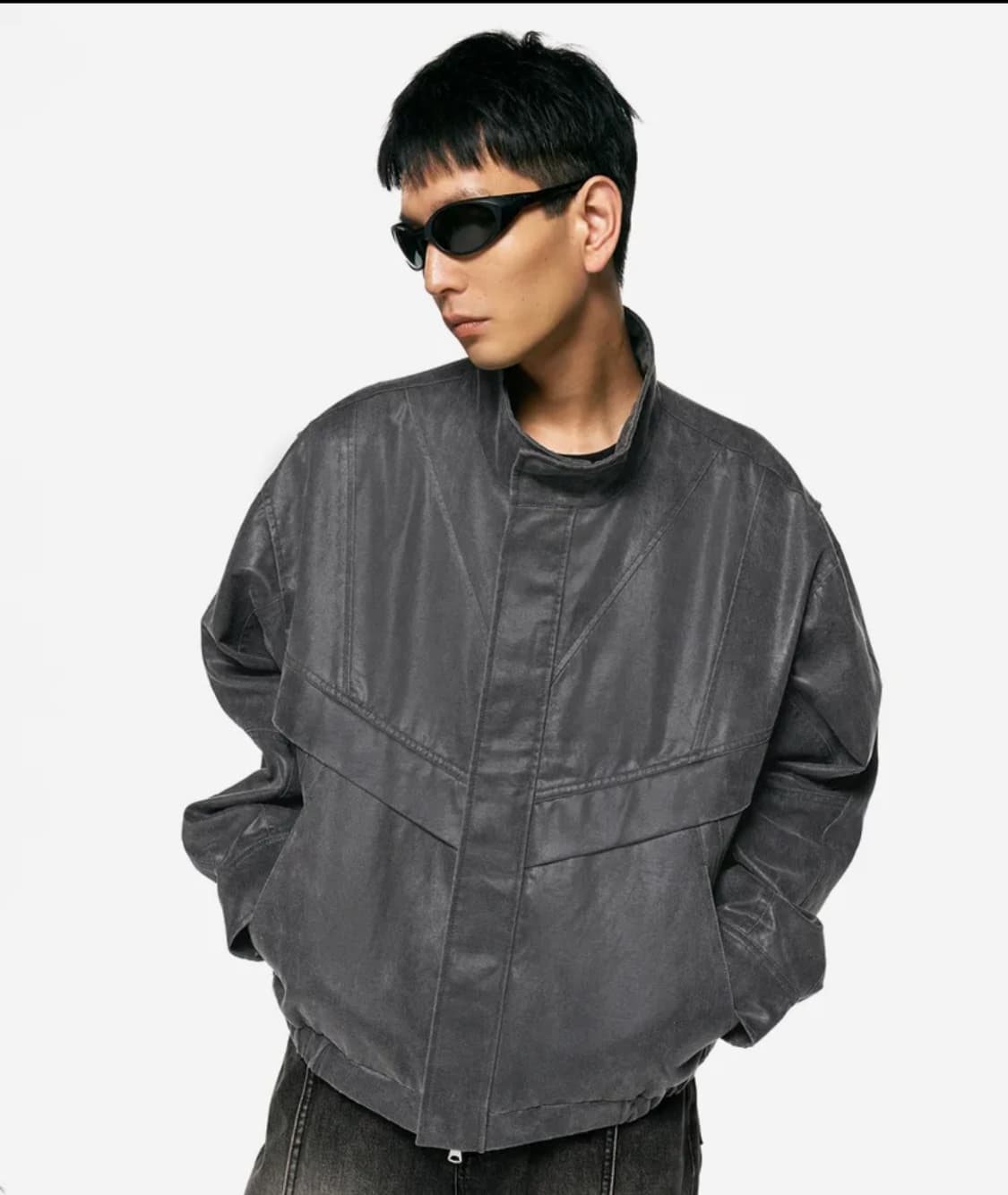 인사일런스 크랙 스웨이드 자켓 상품이미지2