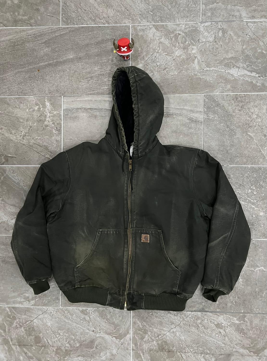 (XL) 칼하트 후드 덕 액티브 자켓 J130 MOS 모스그린 상품이미지1