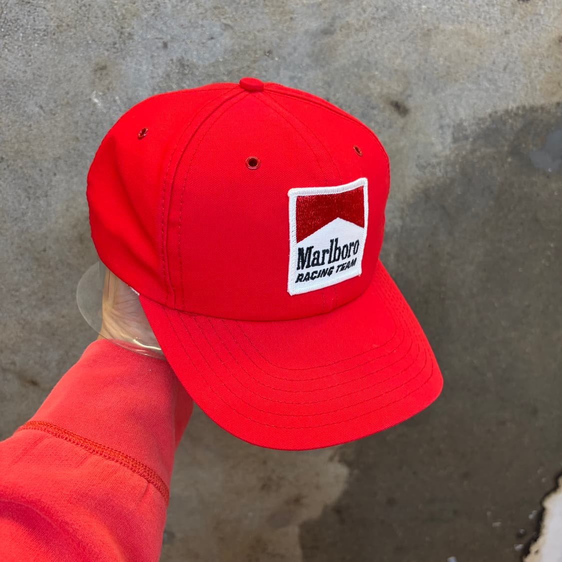 90s Made in USA 빈티지 말보로 레이싱 볼캡 스냅백 모자  상품이미지4