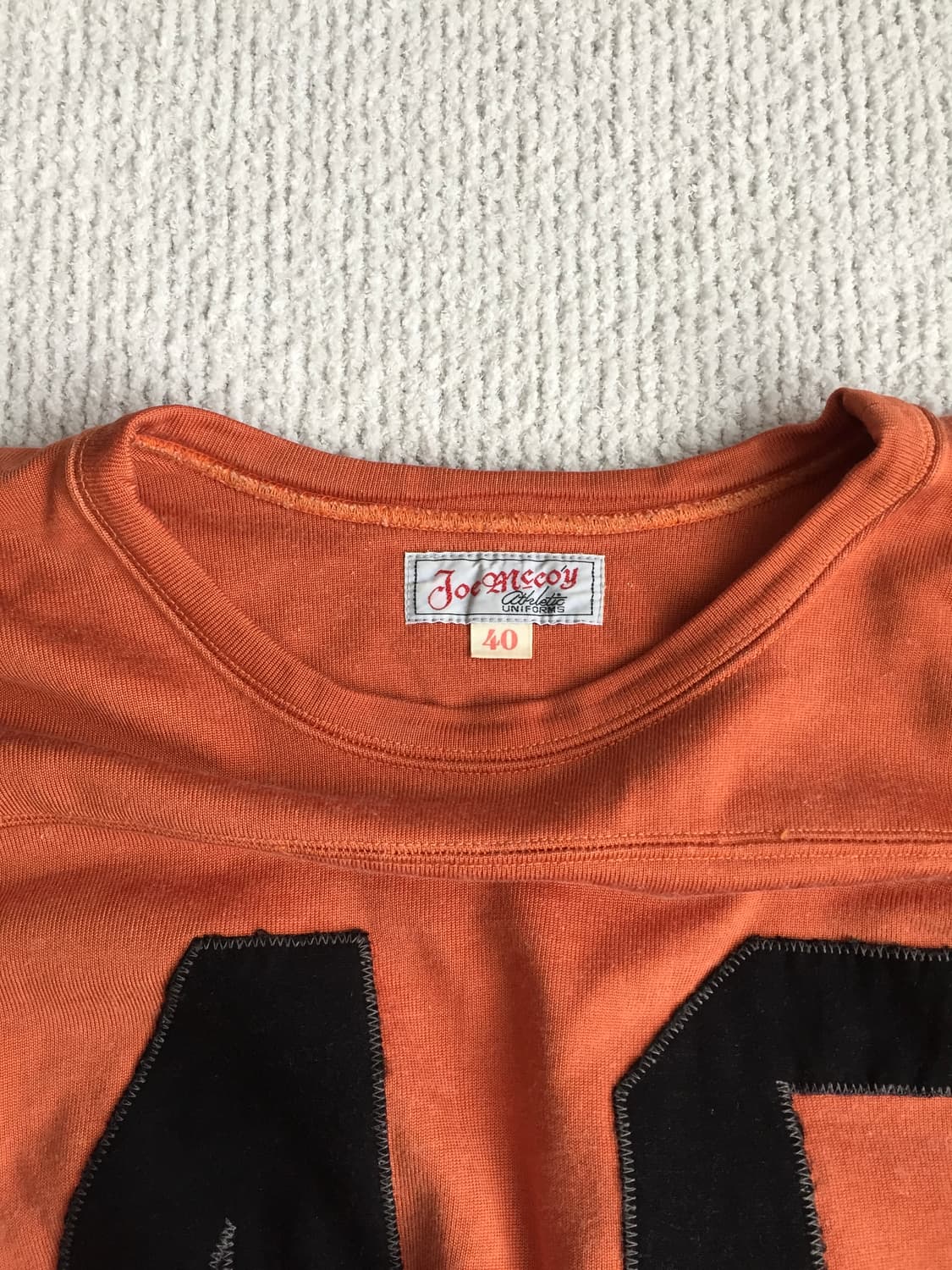 Joe mccoy 조맥코이 레이온 풋볼 티셔츠 오렌지 상품이미지6