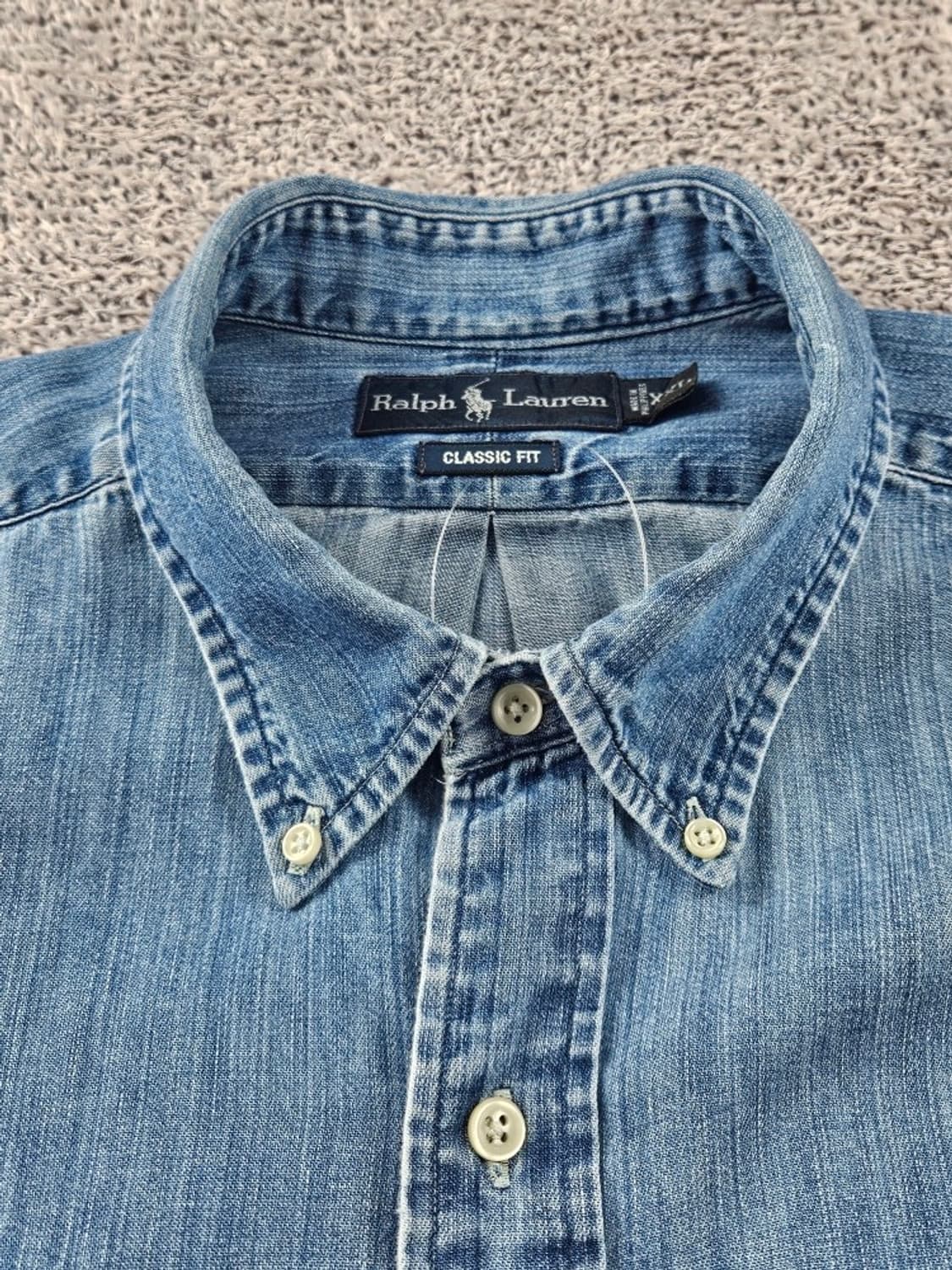폴로랄프로렌 클래식 핏 데님 셔츠 (2XL) / 11267 상품이미지10