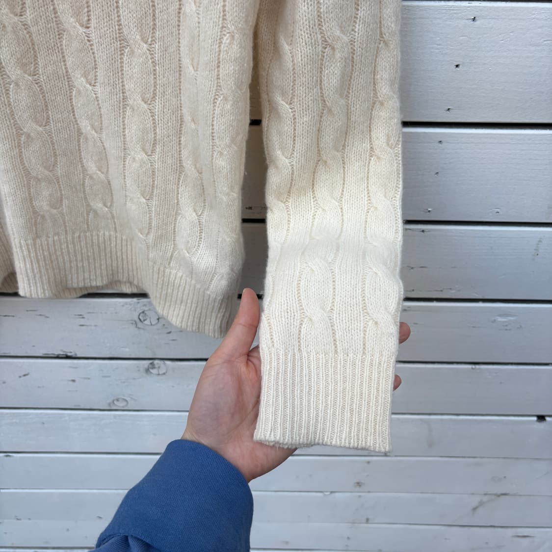 Polo 폴로 울 캐시미어 브이넥 니트 상품이미지5