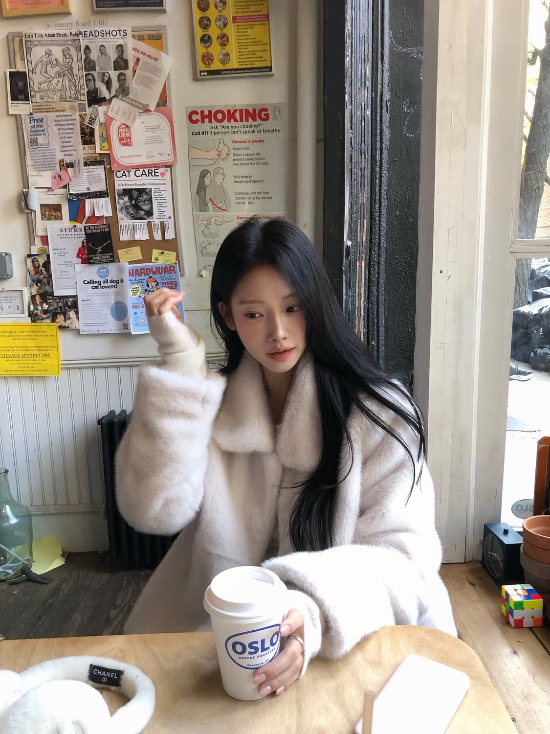 [새상품] 샵리즈 더위시 leeds 로엔 퍼자켓 상품이미지1