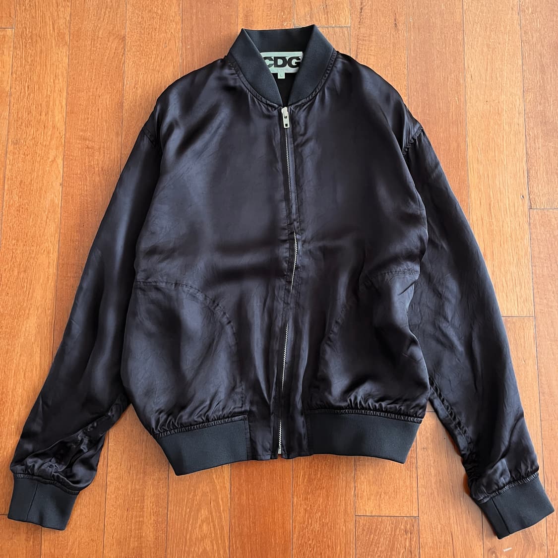 꼼데가르송 84-85 스태프 블루종/봄버 - 블랙 상품이미지6