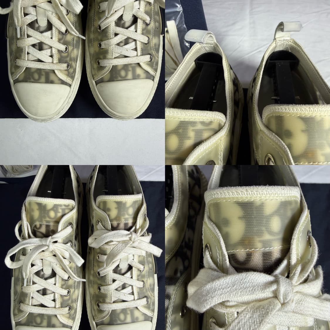 디올 B23 오블리크 캔버스 로우 스니커즈 상품이미지4