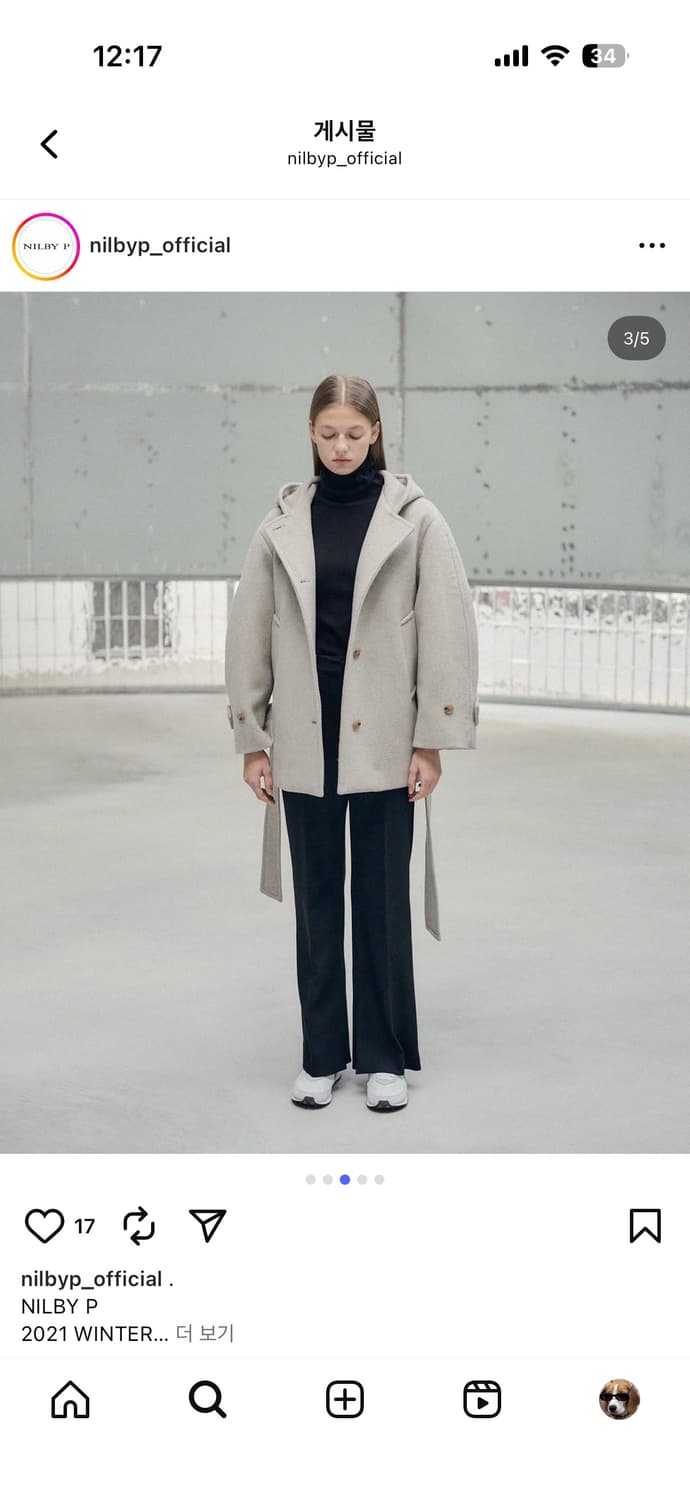 닐바이피 후디 크롭 코트 블랙 상품이미지4