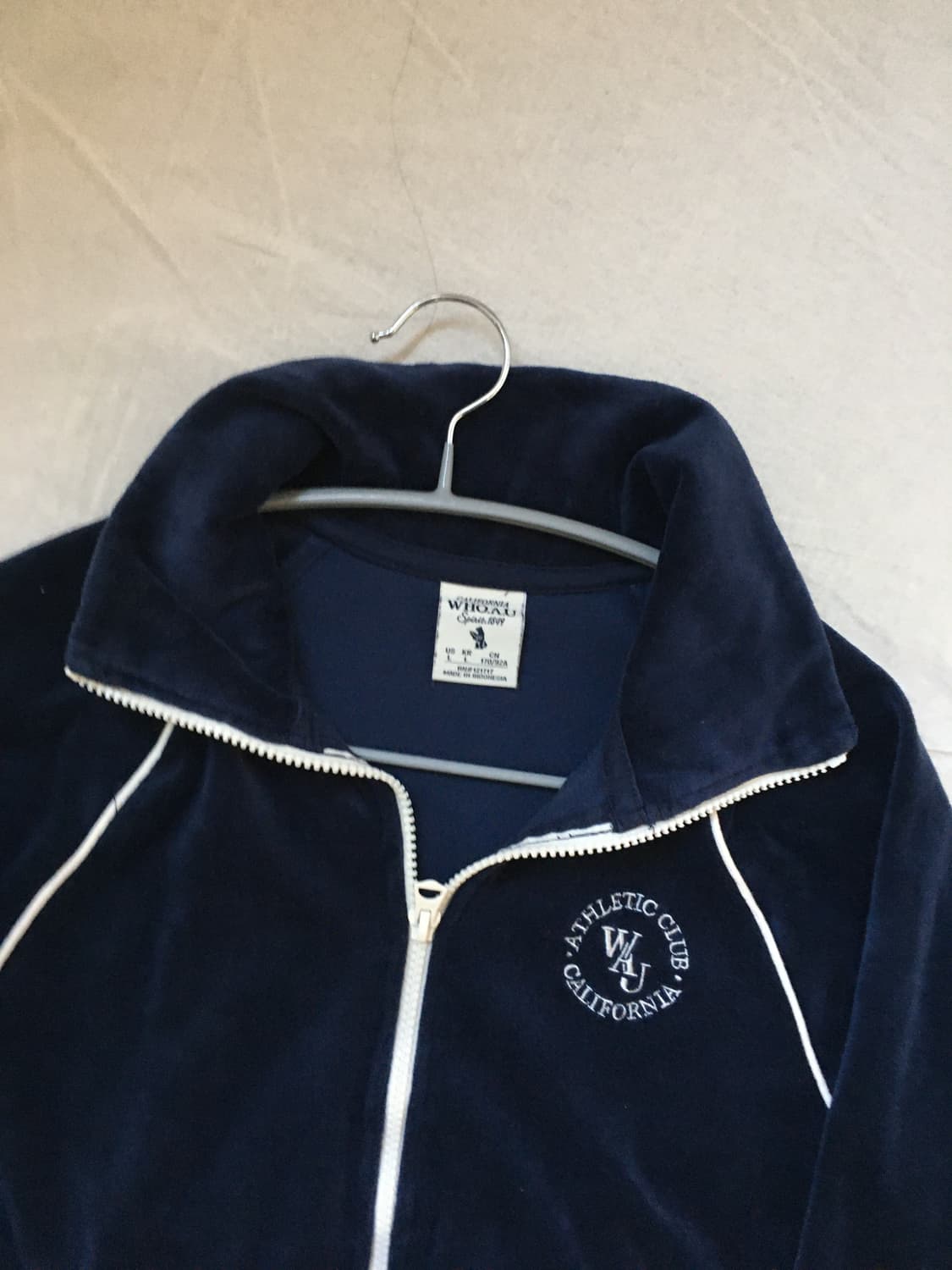 후아유 벨벳 집업 상품이미지4