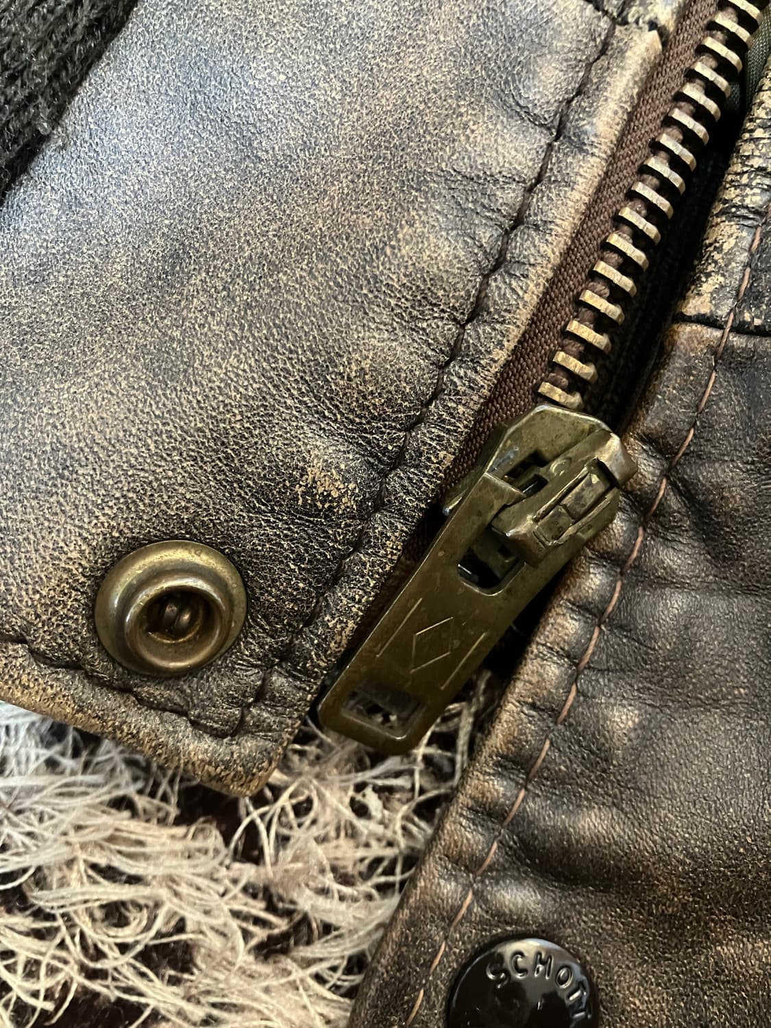 70~80s schott a-2 플라이트 자켓 상품이미지3