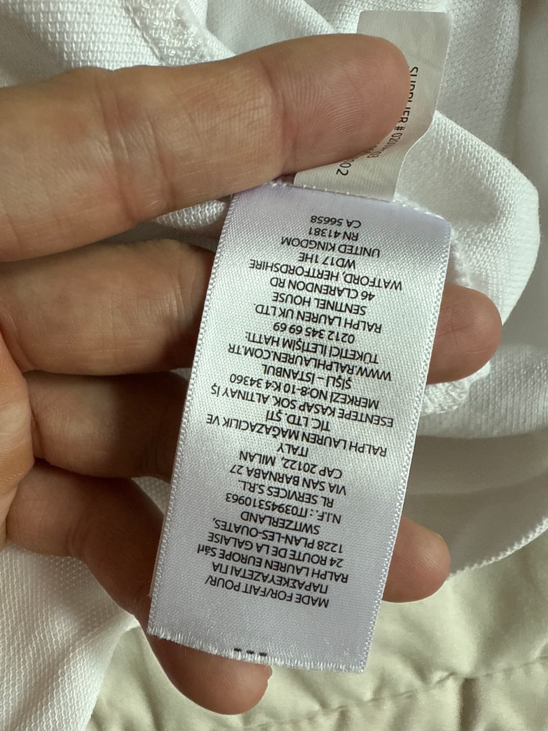 폴로 랄프로렌 반팔 카라 피케티 커스텀슬림핏 xl 상품이미지4