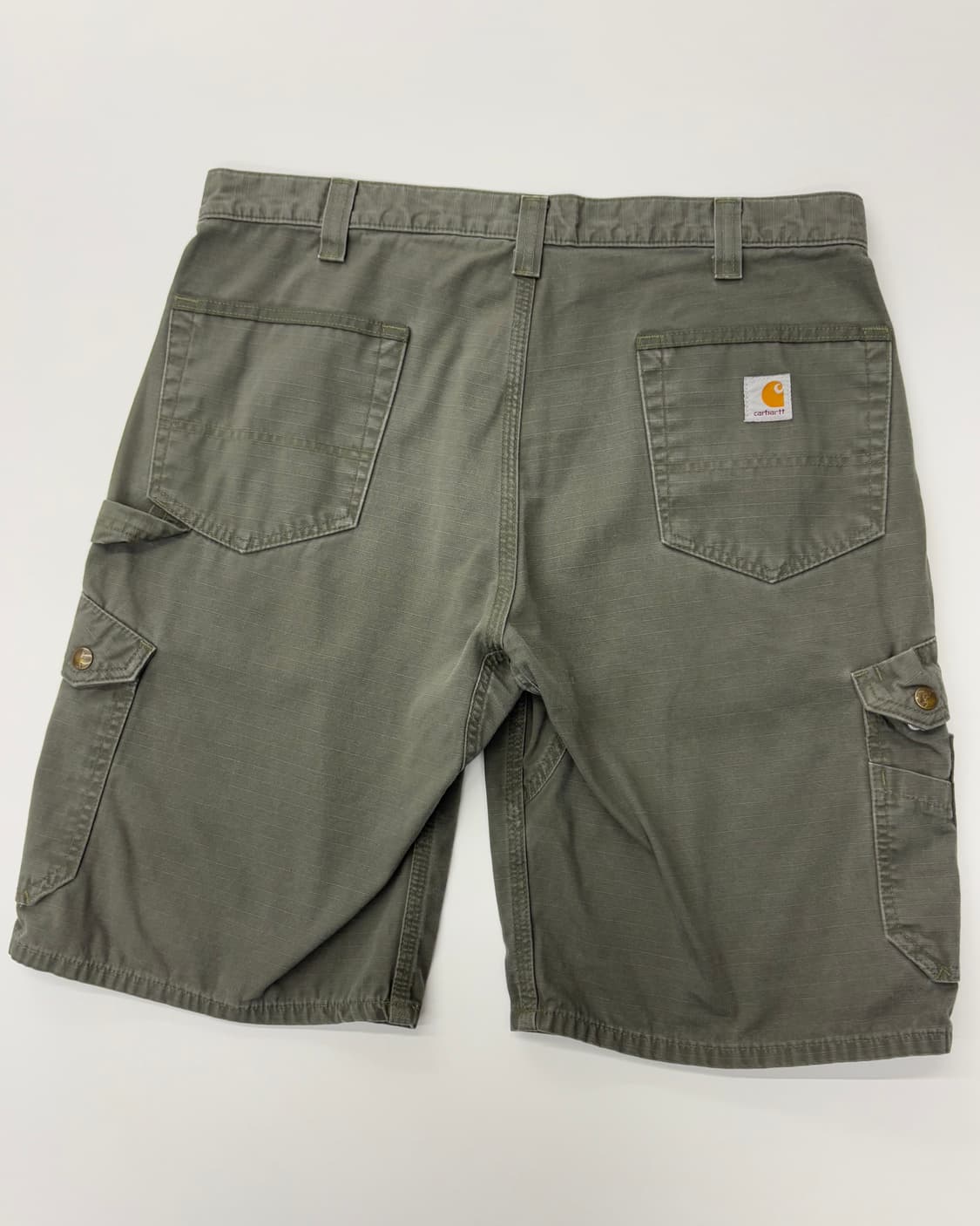 Carhartt 칼하트 카키그레이컬러 카고 쇼츠 상품이미지1