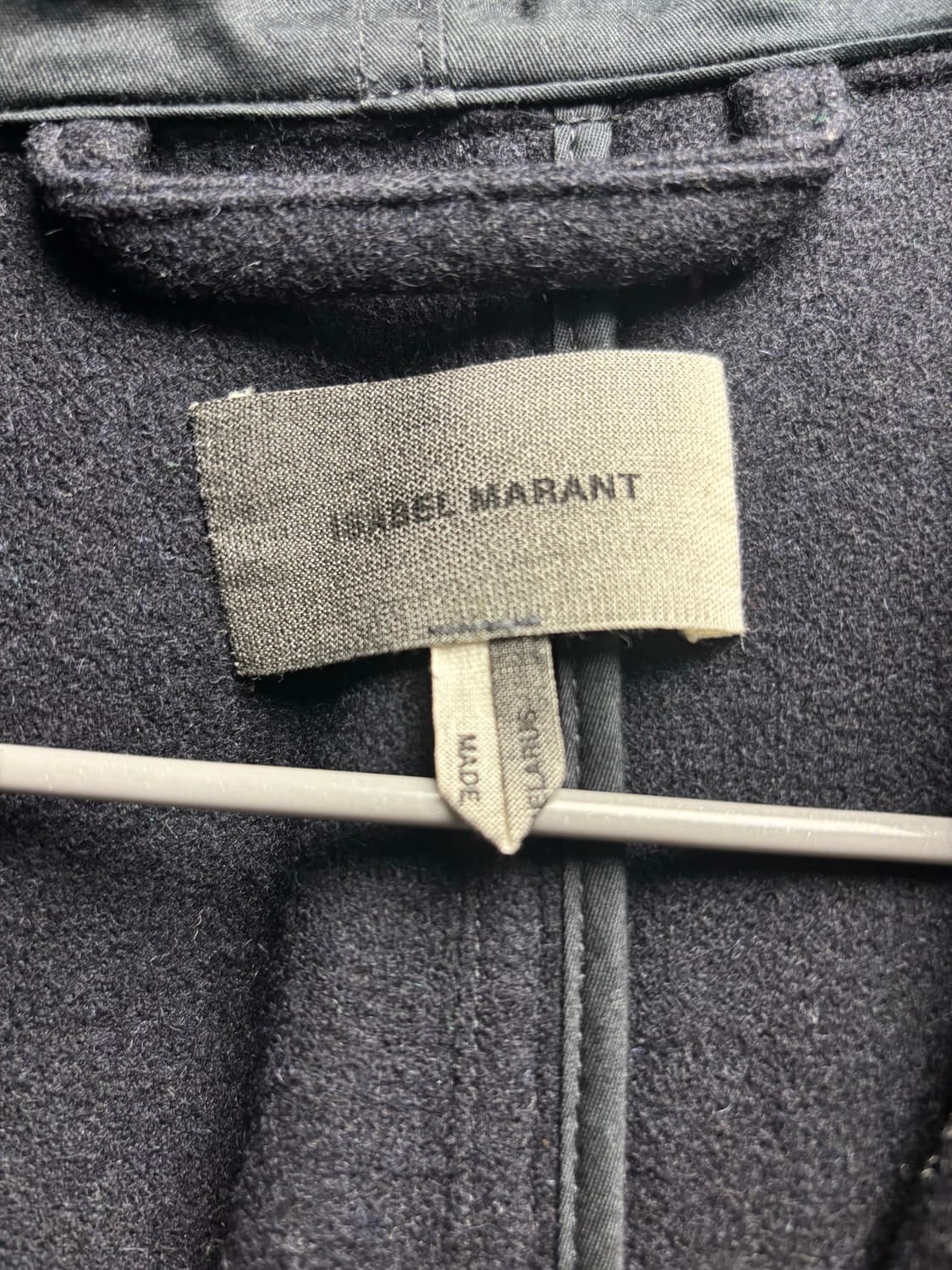 이자벨마랑 Obrentano Coat 네이비 M사이즈 (105) 상품이미지5