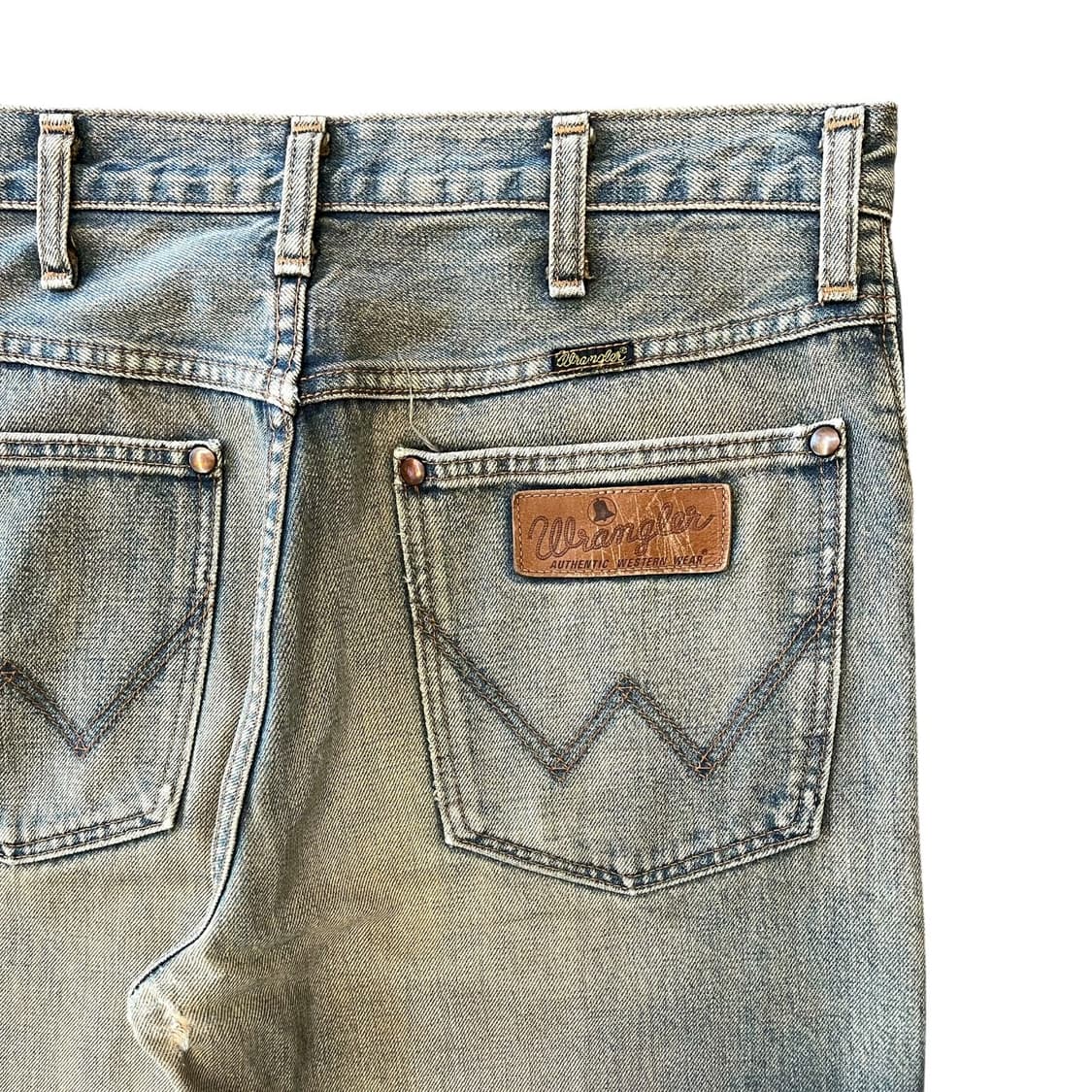 90s 랭글러 재팬 셀비지 데님팬츠 made in Japan 상품이미지4