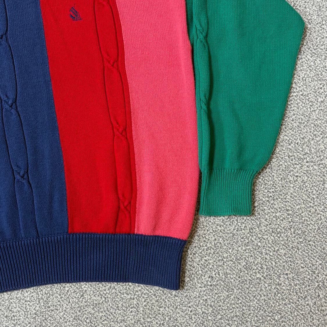 90s 노티카 컬러블록 니트 L 상품이미지6