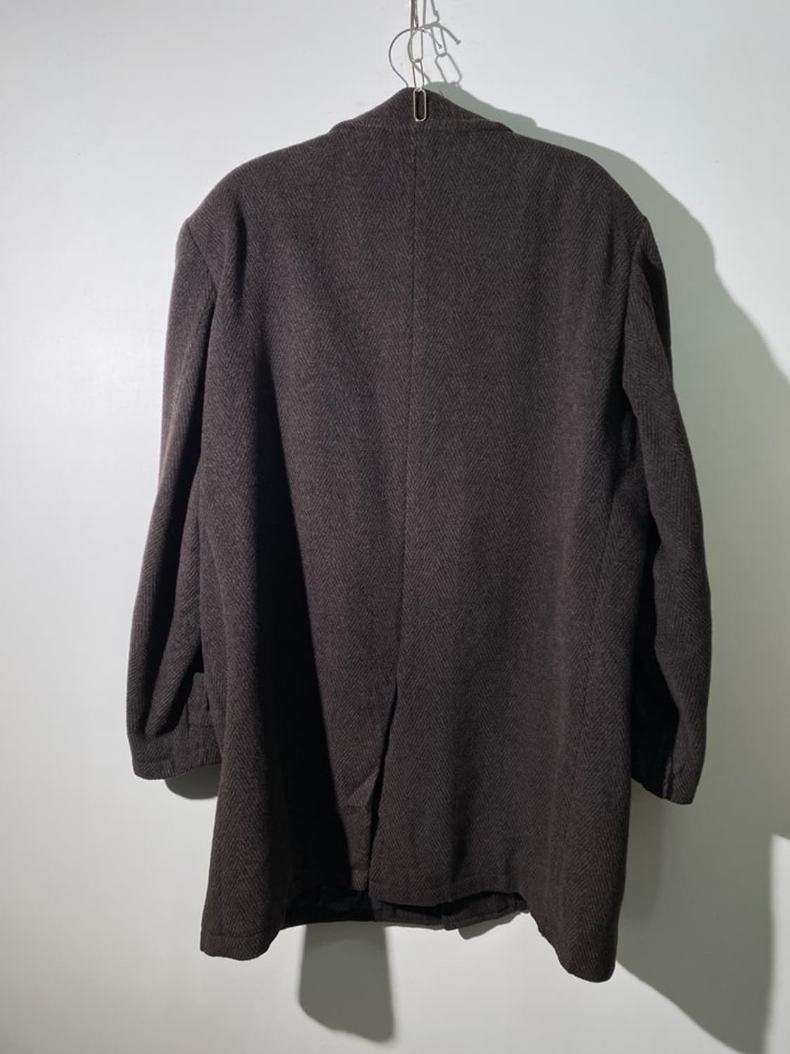 bellumore 헤링본 울 코트 상품이미지2