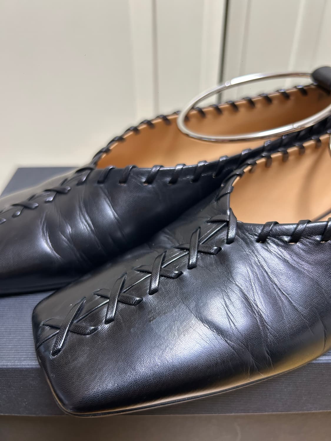 Jil sander 질샌더 앵클렛 발레리나 슈즈 37사이즈 상품이미지4