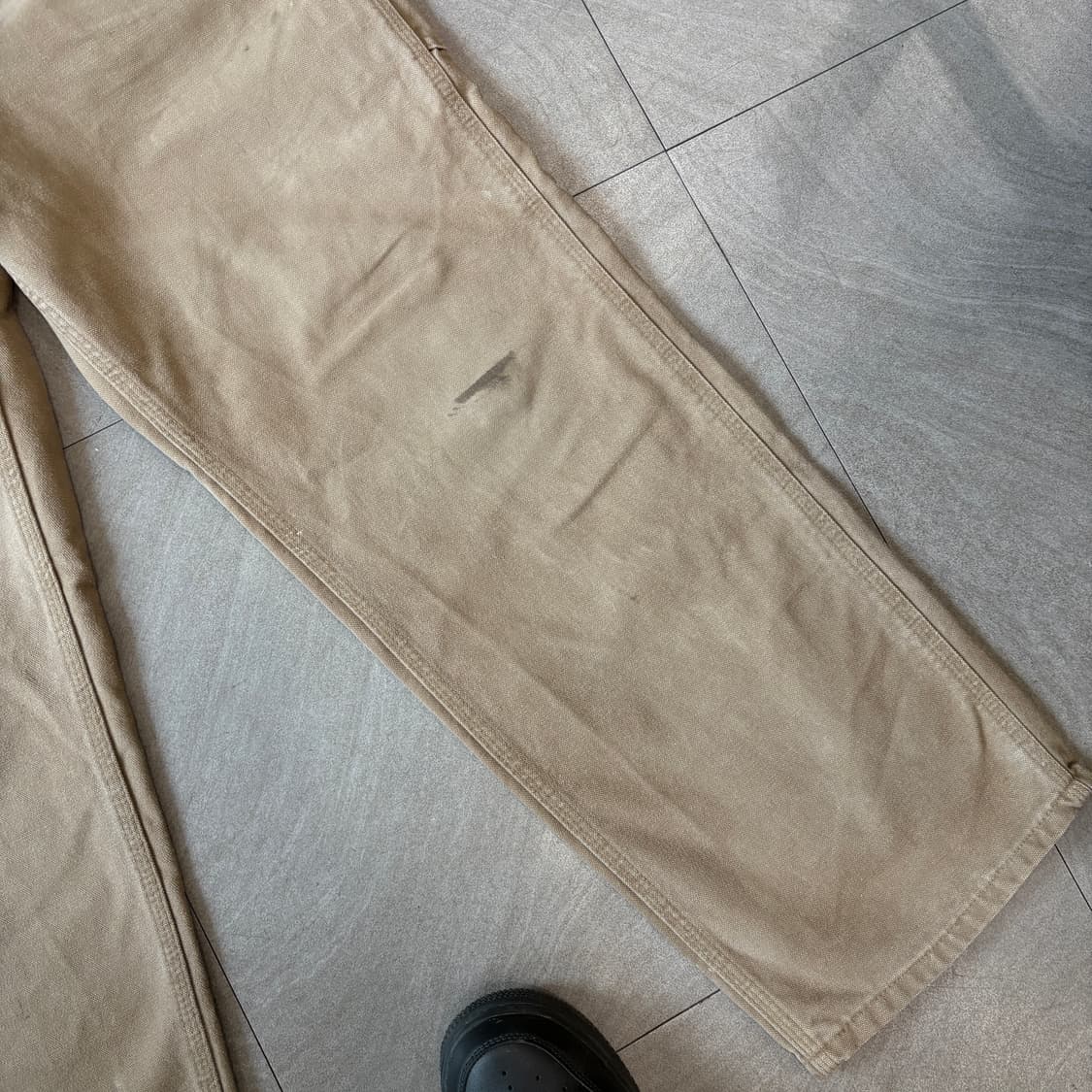 칼하트 정품 오리지널 다크 베이지 카펜터 팬츠 상품이미지8