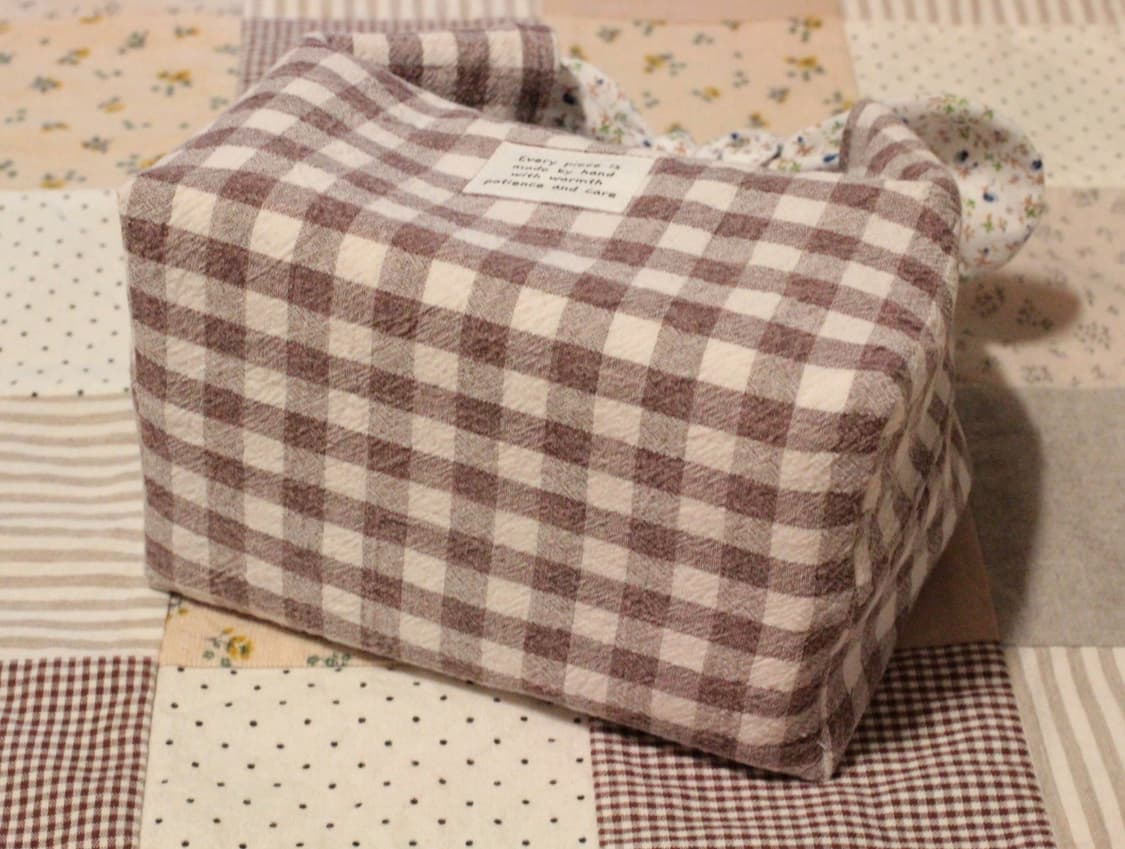 핸드메이드 도시락 주머니 겸 다용도 파우치 상품이미지6