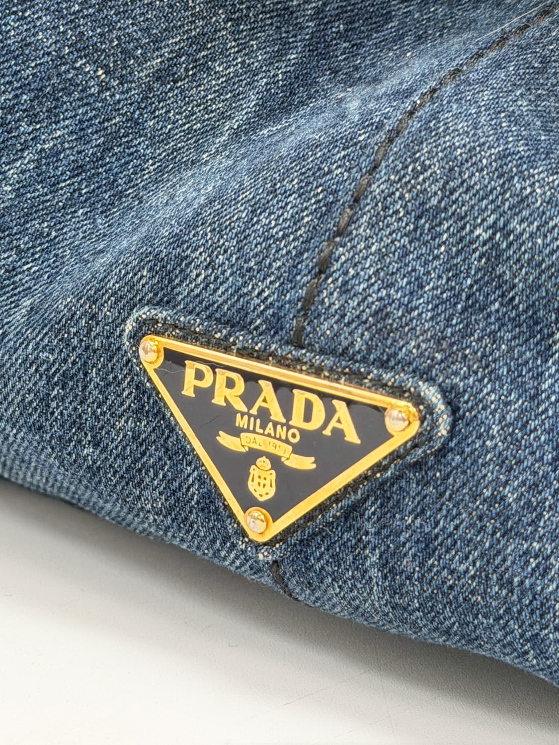 프라다 2-WAY 데님 카나파 라지 상품이미지6