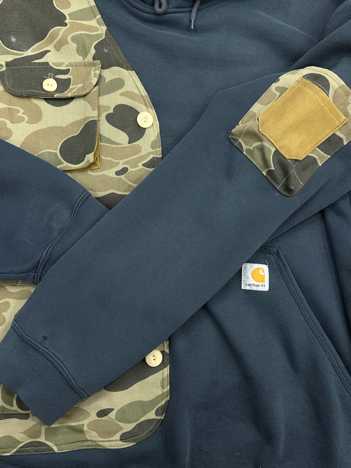 칼하트 카모 커스텀 후드티 상품이미지5