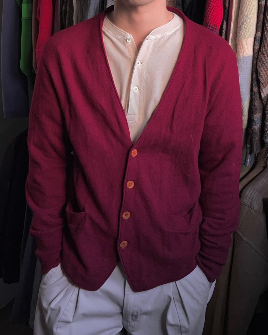 80s CP컴퍼니 아카이브 울 가디건 상품이미지2