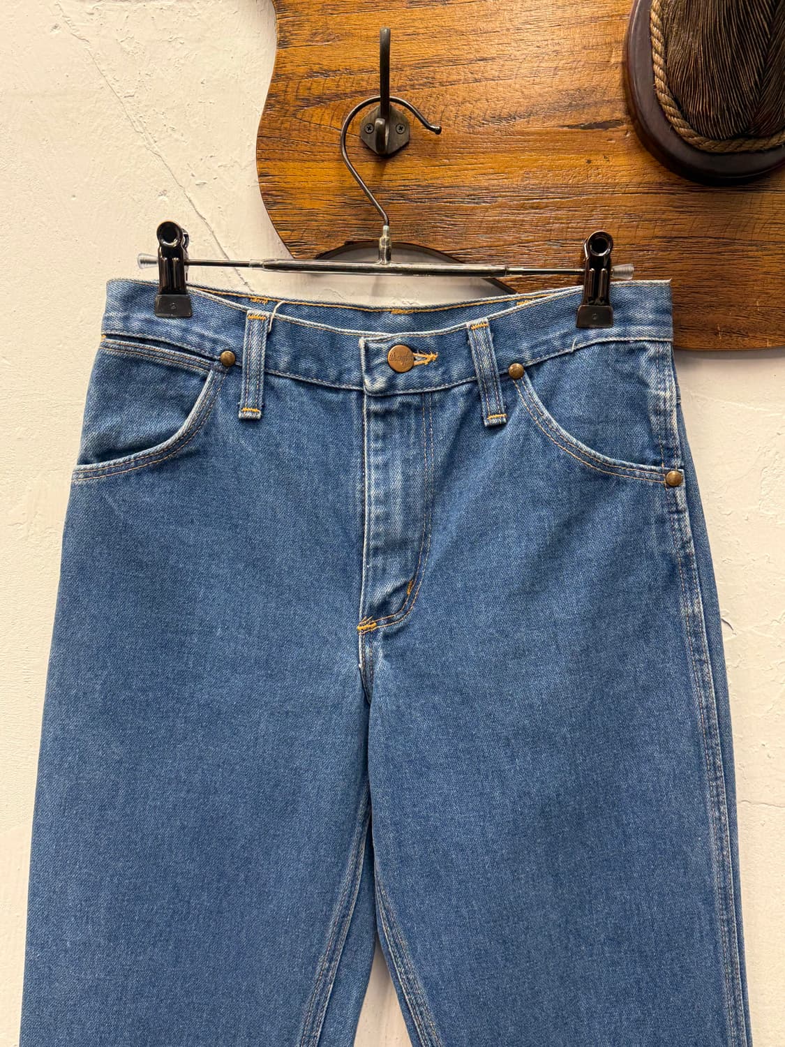80s 미제 랭글러 스트레이트 데님 팬츠 상품이미지6