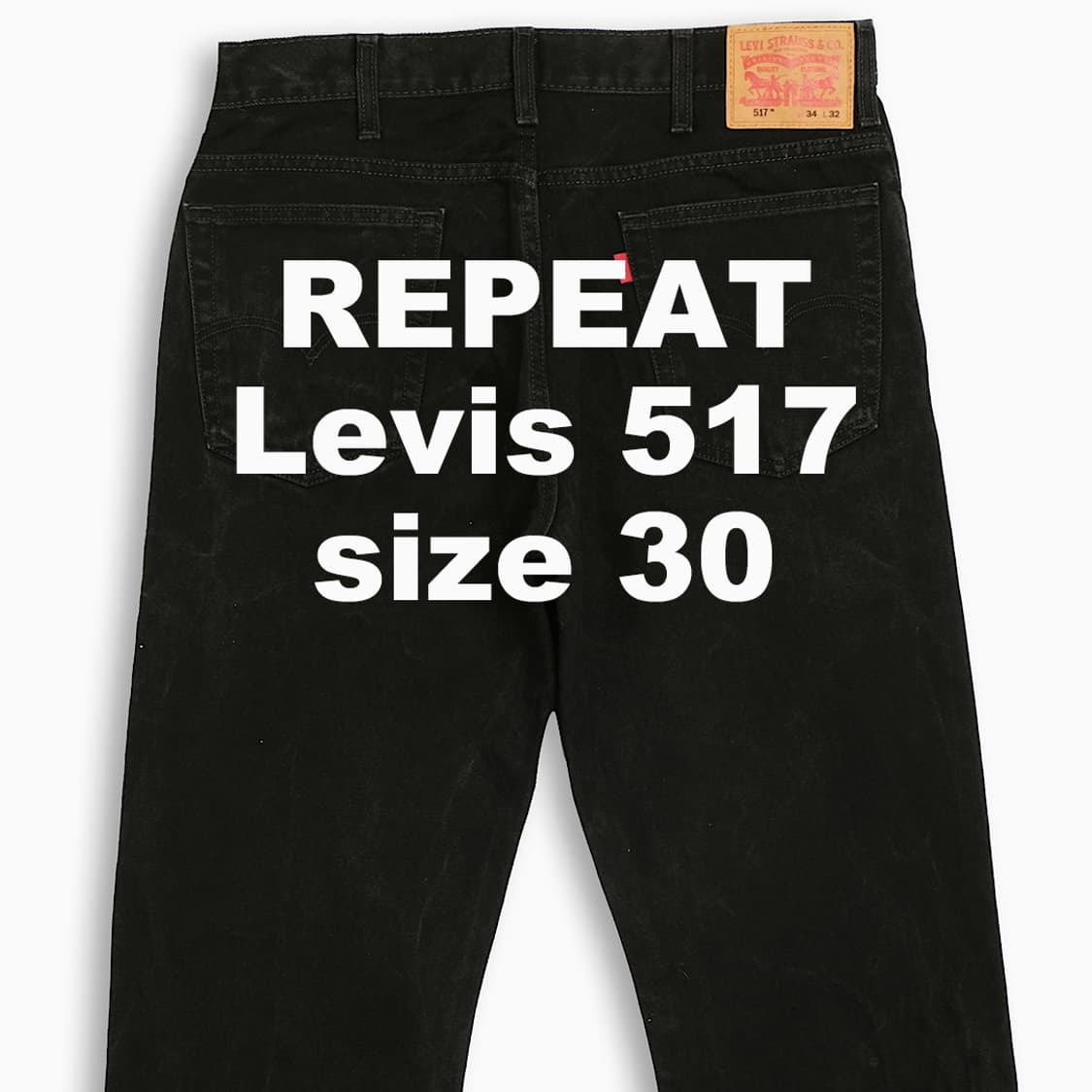 빈티지 리바이스 517 흑청 30 인치 LV5173141 상품이미지1