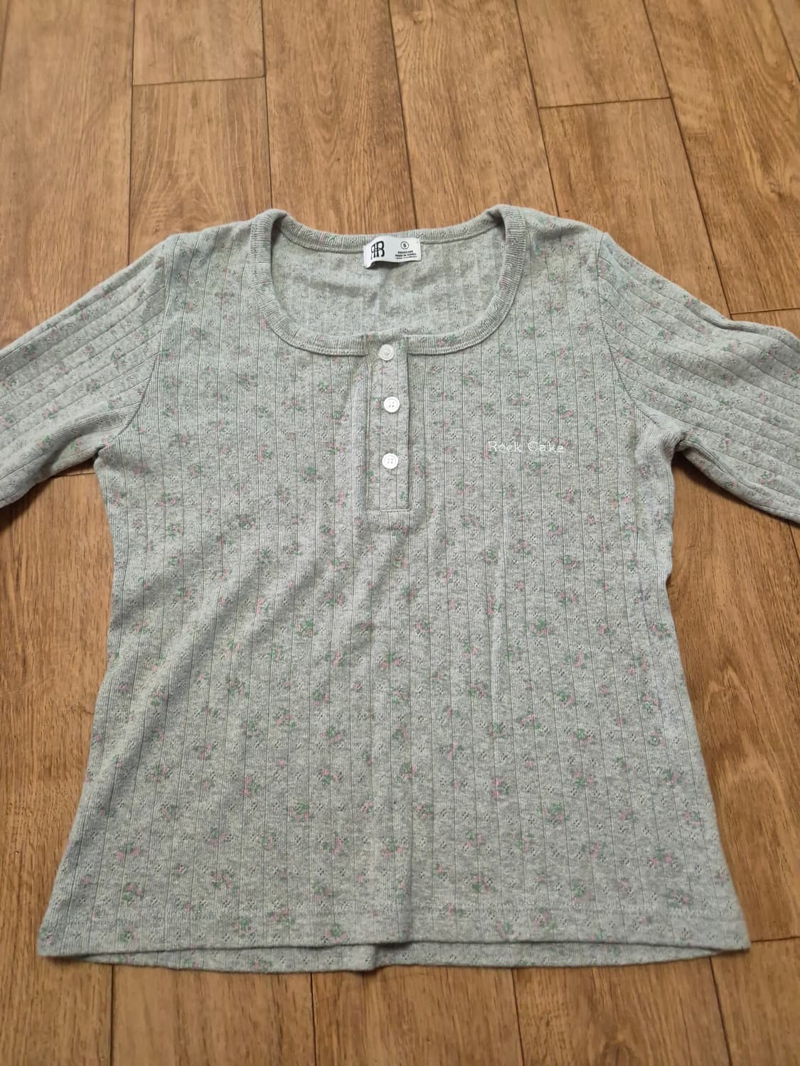 락케이크 플라워패턴 티셔츠 상품이미지4